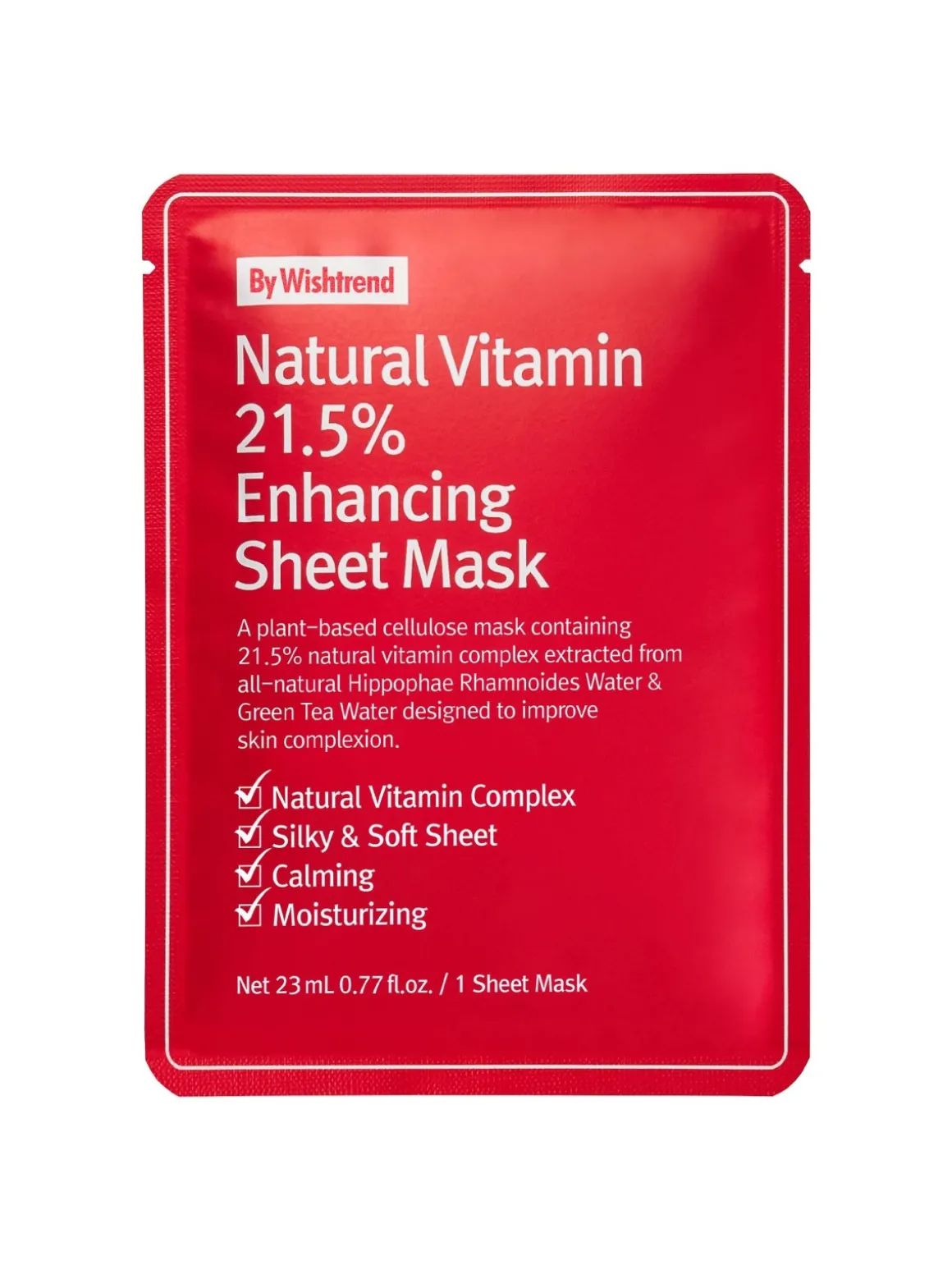 Natural Vitamin 21.5% Enhancing Sheet Mask